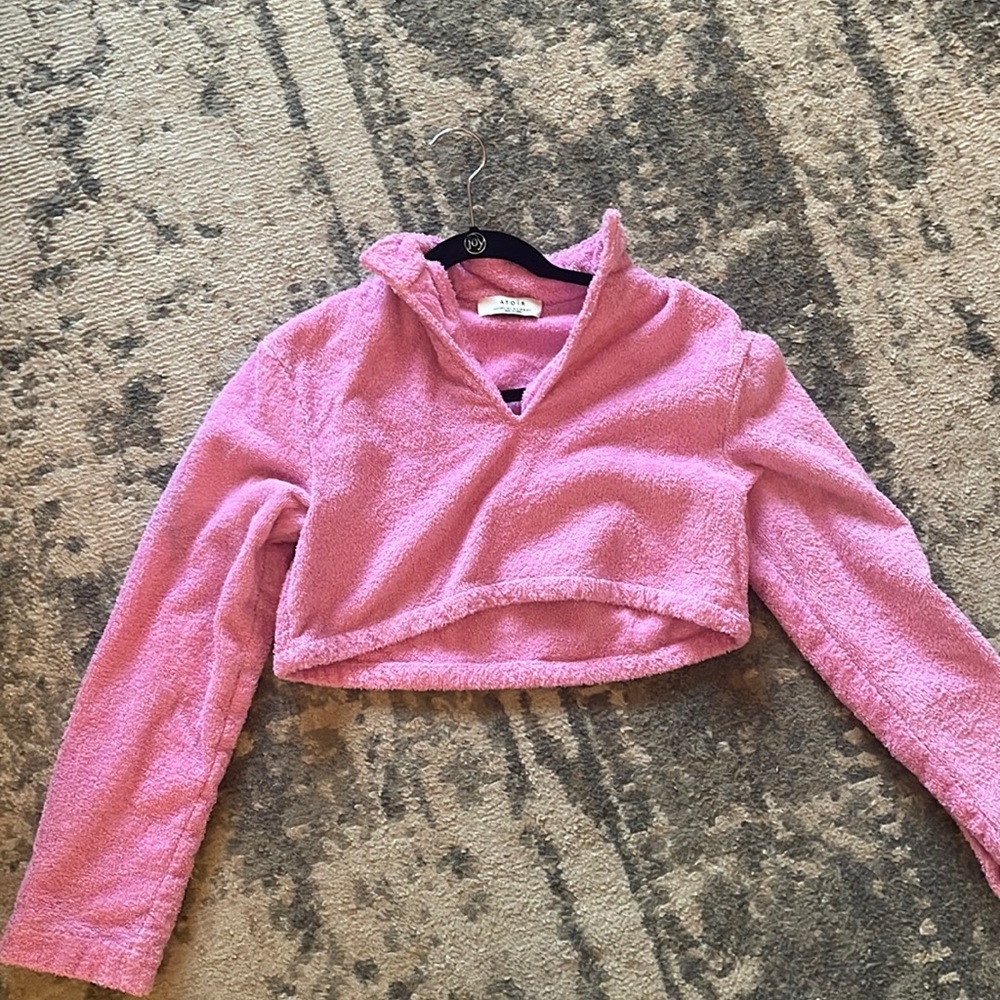 COPY - Cropped terry cloth sweater